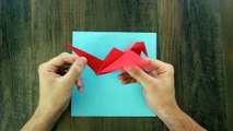 How To Make An Origami Flapping Bird - Easy Step By Step!