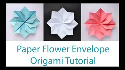 How To Make A Paper Envelope "Flower" | Easy Origami | Tutorial Diy By Colormania