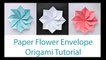 How To Make A Paper Envelope "Flower" | Easy Origami | Tutorial Diy By Colormania