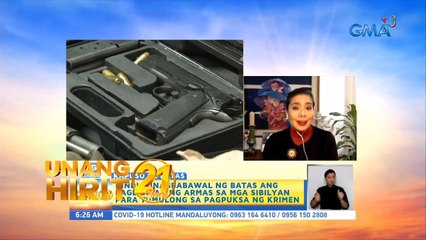 Unang Hirit: Kapuso sa Batas: Armas para sa mga sibilyan?