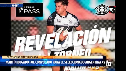 Martín Bogado fue convocado para seleccionado Argentina XV