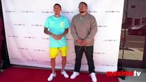 LA Rappers Feefa and MasFortuna “Keith And James” Beverly Hills Grand Opening Red Carpet Fashion