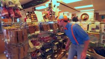  Blippi visita una fábrica de chocolates  | Aprende con blippi | Comida para niños part 1