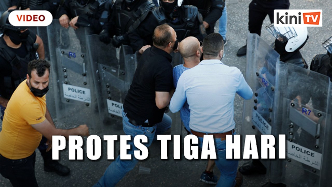 Rakyat Palestin protes kematian pengkritik presiden