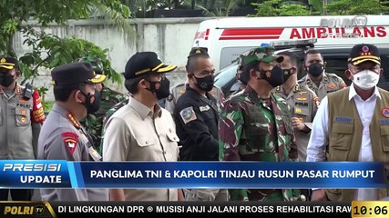 Panglima TNI & Kapolri Tinjau Rusun Pasar Rumput Sebagai Tempat Isolasi OTG