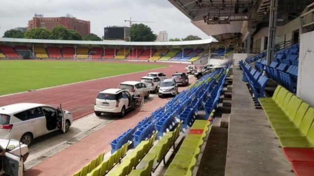 Pune MVA leaders used athletics tracks as parking lot