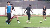 Tiger Shroff  और Disha Patani  FootBall Match पर  दिखे  पसीना बहाते | FilmiBeat