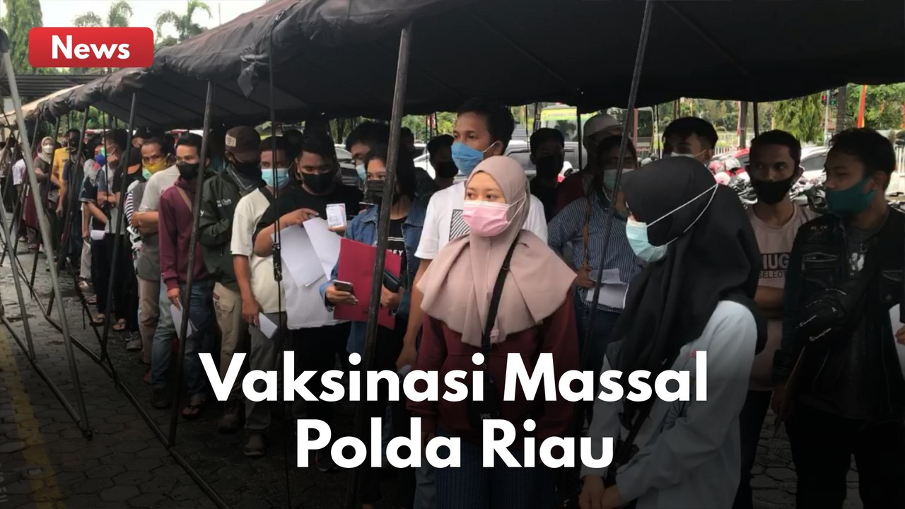 GELAR VAKSINASI MASSAL !! POLDA RIAU KERAHKAN 2.478 TENAGA VAKSINATOR !!