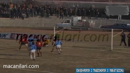 Eskişehirspor 2-0 Trabzonspor [HD] 14.12.1986 - 1986-1987 Turkish 1st League Matchday 17