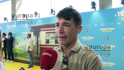 Juan Jose Ballesta en el estreno de A Todo Tren