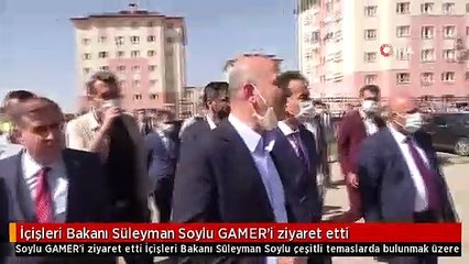 İçişleri Bakanı Süleyman Soylu GAMER'i ziyaret etti