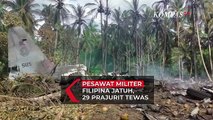 Pesawat Militer Filipina Jatuh saat Mencoba Mendarat, 29 Orang Tewas