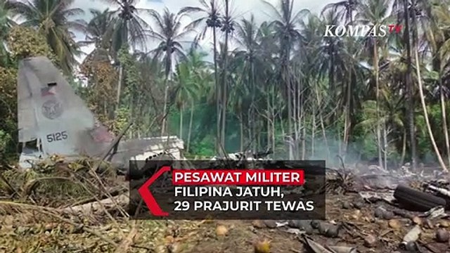Pesawat Militer Filipina Jatuh saat Mencoba Mendarat, 29 Orang Tewas