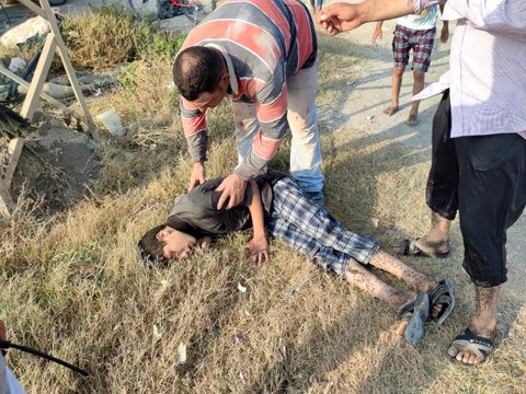 Akıntıya kapılan genç boğulma tehlikesi geçirdi