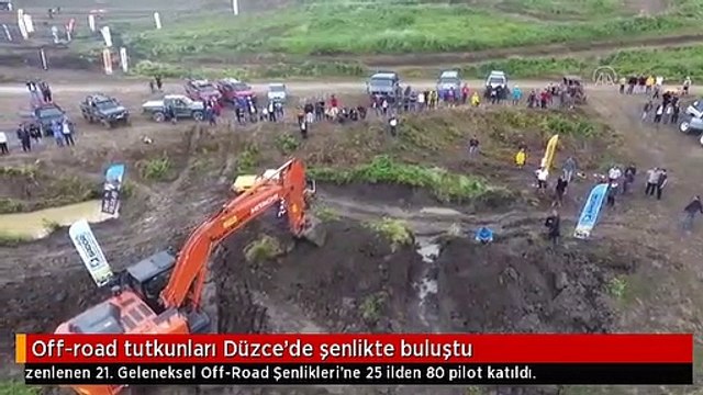 Off-road tutkunları Düzce'de şenlikte buluştu