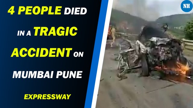 Mumbai-Pune Expressway accident caught on cam: 3-year-old, his parents killed as truck rams into car