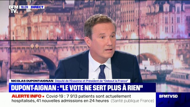 Nicolas Dupont-Aignan: Dans notre pays, on est en train de tuer la liberté des Français