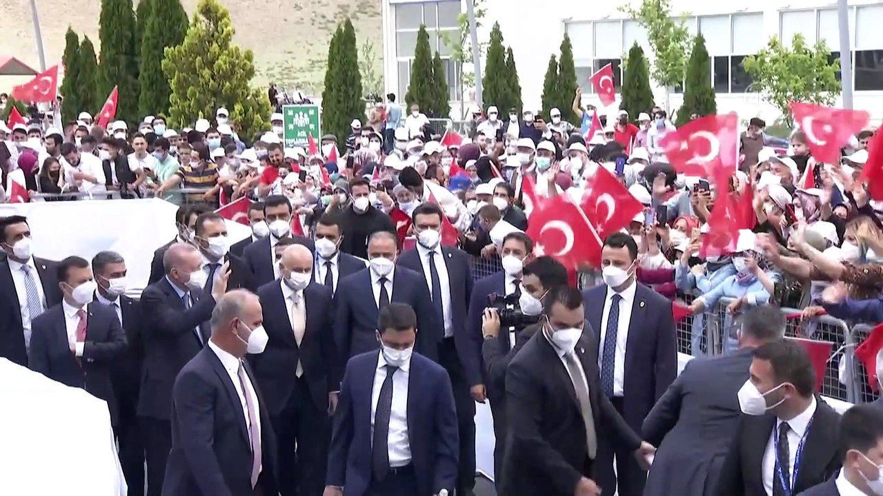 ANKARA - Cumhurbaşkanı Erdoğan, Türksat 5A Uydusu Hizmete Alma Töreni'ne katıldı