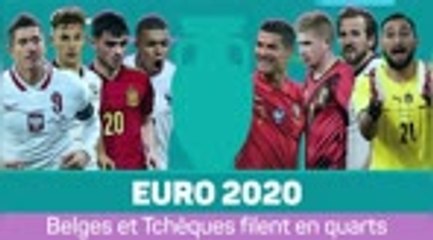 Euro 2020 - Belges et Tchèques filent en quarts