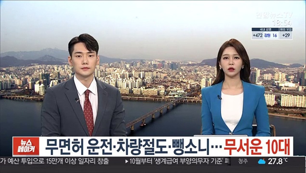 [단독] 무면허 운전·차량절도·뺑소니…무서운 10대
