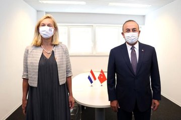 Dışişleri Bakanı Çavuşoğlu, Avusturyalı mevkidaşıyla bir araya geldi