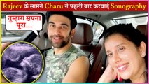 Charu Visits With Rajeev To Hospital For Sonography