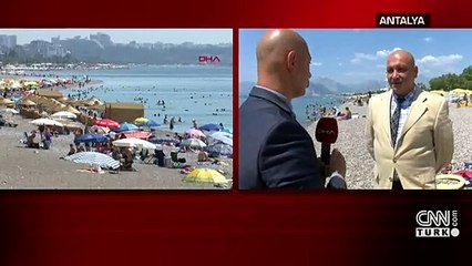 Antalya'da sıcaklık 41 derece
