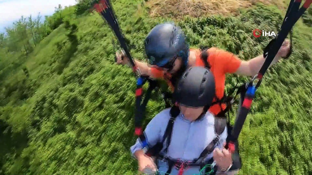 Yamaç paraşütü tutkunları Ordu’yu mesken tuttu