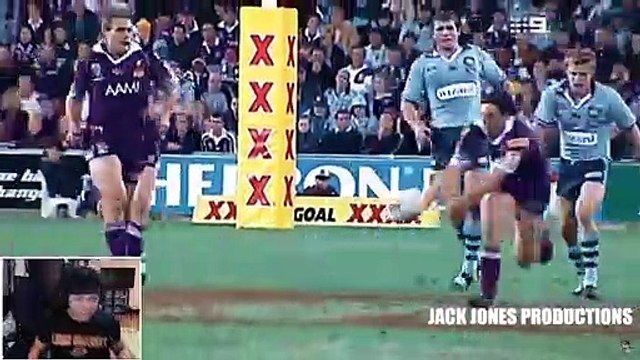 American Football Player Reacts To Billy Slater Highlights!