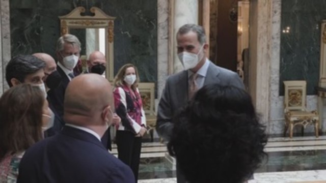 El rey almuerza en Barcelona con empresarios tecnológicos y directivos del Mobile