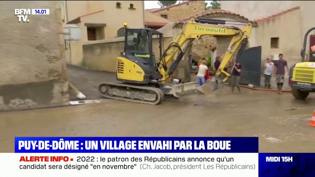 Ça a tout emporté : une habitante du Puy-de-Dôme, victime de coulées de boue, témoigne