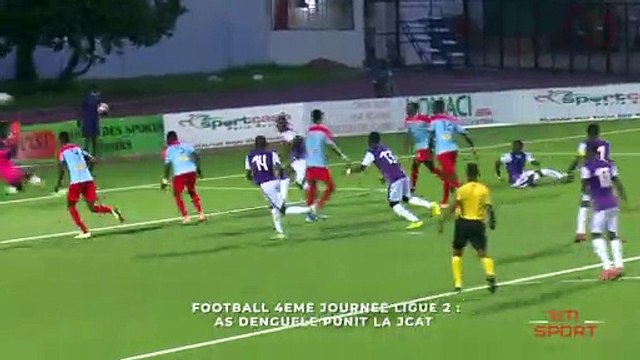 Foot 4eme journée ligue 2: AS denguele punit la jcat