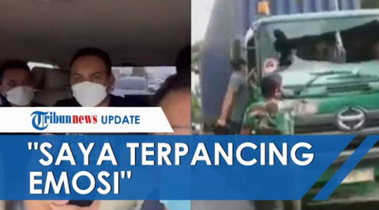 Pengakuan Pengemudi Pajero yang Aniaya dan Todong Pistol Sopir Truk di Jakut_ Saya Terpancing Emosi