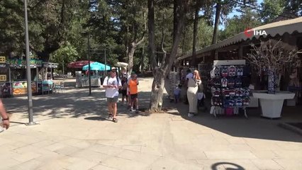 Son Dakika | Manavgat Şelalesi'nde ölümüne serinlik... Siren sesini duyan kıyafetlerini alıp kaçtı