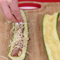 Zucchine ripiene al forno!