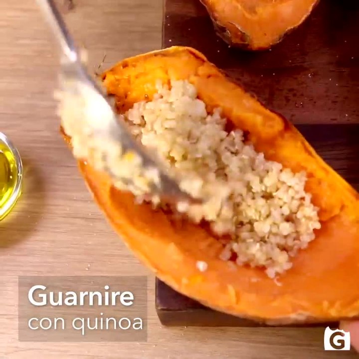 Patate dolci ripiene!