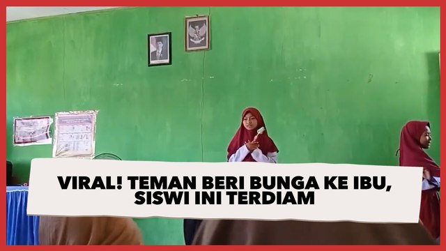 Viral! Temannya Berikan Bunga ke Ibu Masing-masing, Siswa Ini Cuma Bisa Terdiam