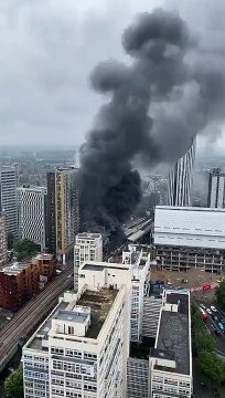 Londres: Enorme incendie et explosion dans la station de métro Elephant and Castle - Des dizaines de pompiers sont sur place