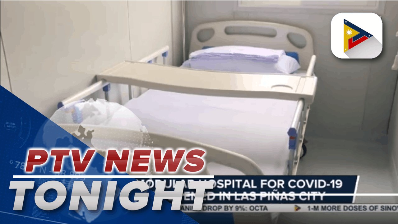 36-Bed modular hospital for COVID-19 patients opened in Las Piñas City