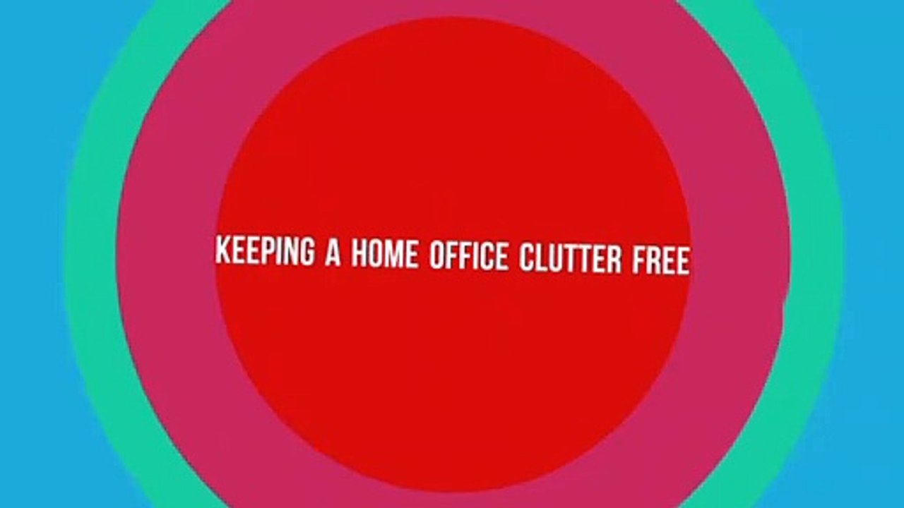 Keeping a Home Office Clutter Free