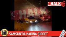 Sokak ortasında kadına şiddet 