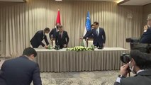 Cumhurbaşkanı Yardımcısı Oktay ve Özbekistan Başbakan Yardımcısı Umurzakov ortak basın toplantısı düzenledi