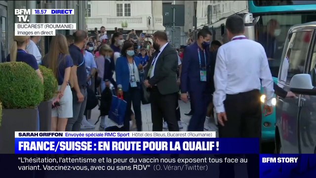 À 2h du match face à la Suisse, les Bleus quittent leur hôtel pour se rendre au stade