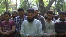 Pulwama: Villagers gathered to bid farewell to martyr SPO
