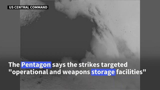 US releases footage of airstrikes targeting Iran-backed armed groups on Syria-Iraq border
