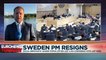 Swedish Prime Minister Stefan Lofven resigns, coalition talks to begin