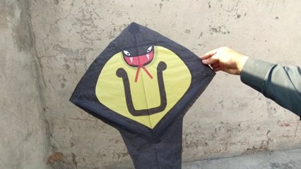 How to Make a Snake Kite l Snake Kite Flying Tutorial