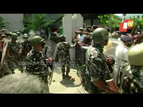 West Bengal CM Mamata Banerjee Sits On Protest In Front Of CBI Office