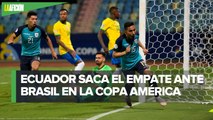 Ecuador empata ante Brasil y avanza a los cuartos de final de la Copa América 2021