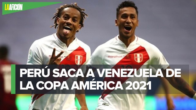 Perú avanza a cuartos de final de la Copa América; vencen 1-0 a Venezuela